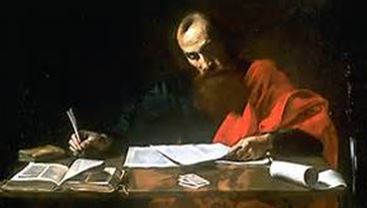St Paul writing to the Ephesians